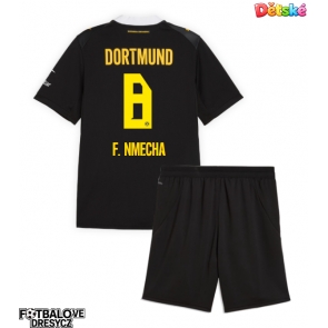 Borussia Dortmund Felix Nmecha #8 Dětské Venkovní dres komplet 2026-27 Krátký Rukáv (+ trenýrky)